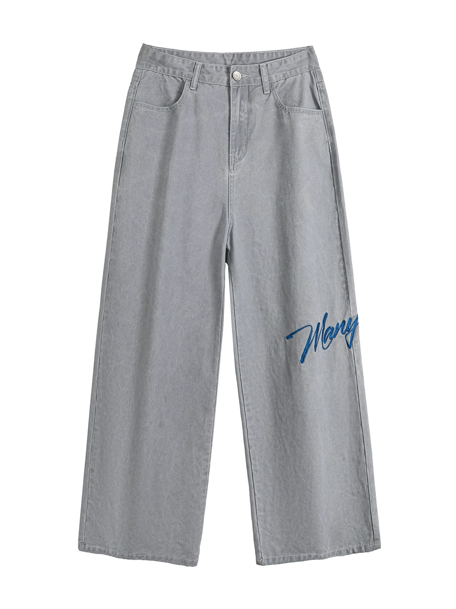 MANYSTON Side Logo Jeans Maxct