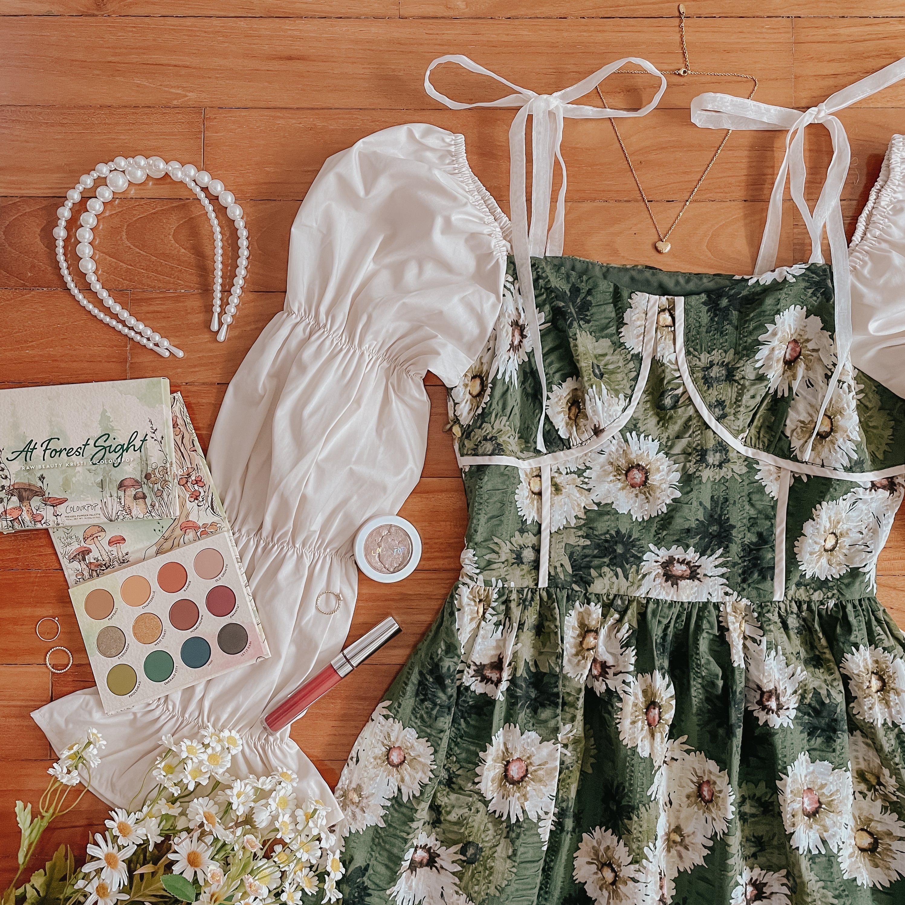 Daisy Cottage Midi Dress Maxct