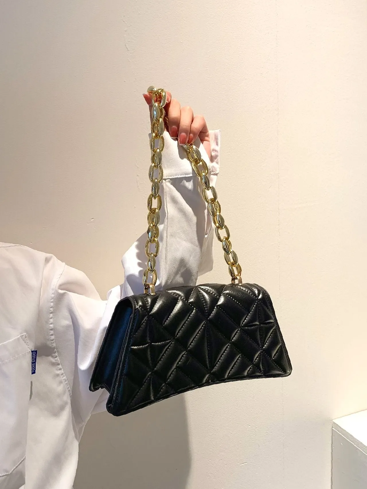 Bag For Love - Quilted Pattern Flap Novelty Bag - Women Maxct Bags