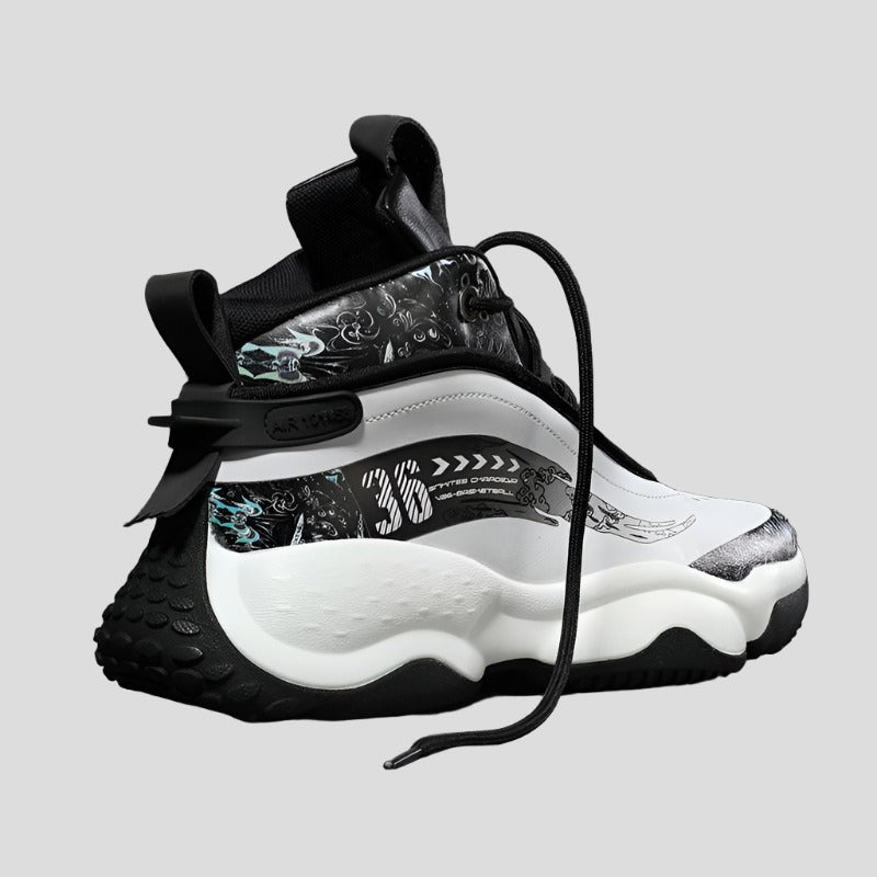 Mesh High-Top Athletic Sneakers for Men Maxct