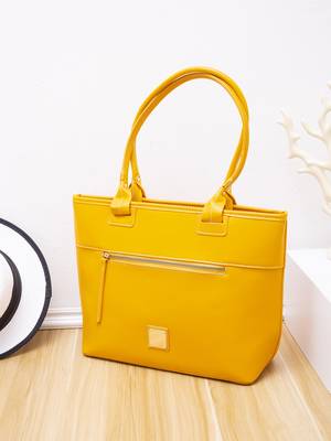 Minimalist Letter Graphic Top Handle Bag - Women Tote Bags