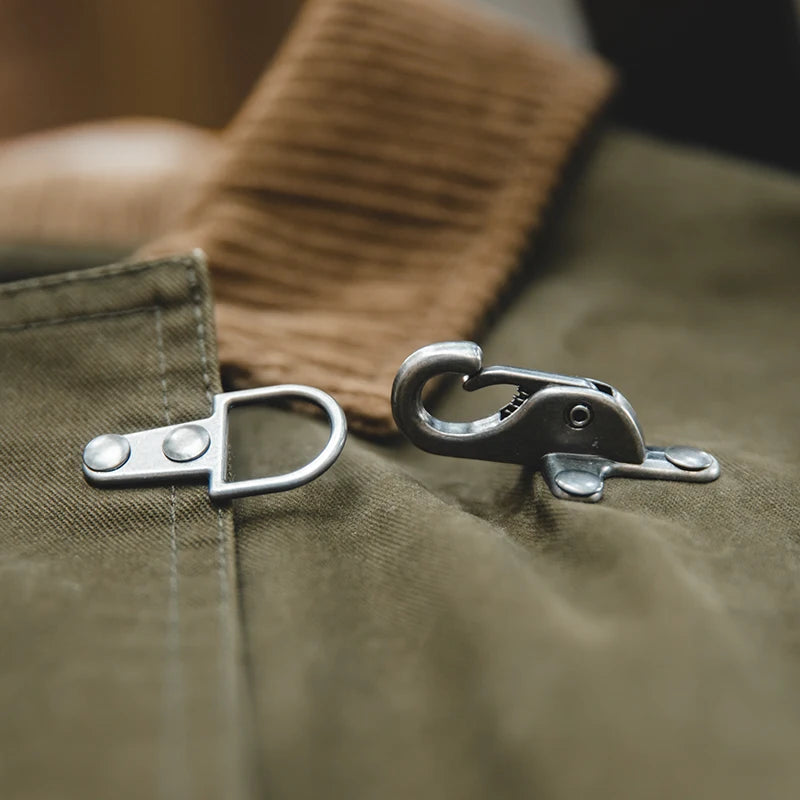 Maxct Metal Buckle Workwear Overcoat