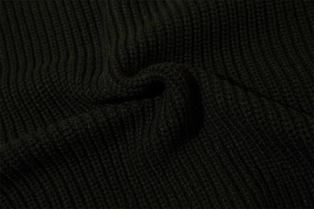 Maxct Patchwork Oversized Zip Up Cardigan
