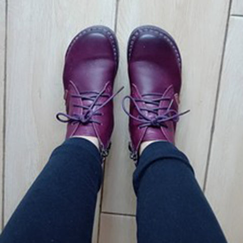 Women's Autumn Winter Retro Handmade Boots