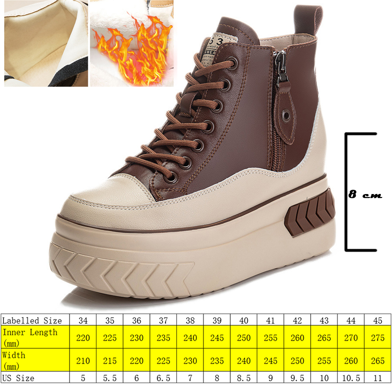 Platform Sneaker Boots for Women - true-deals-club
