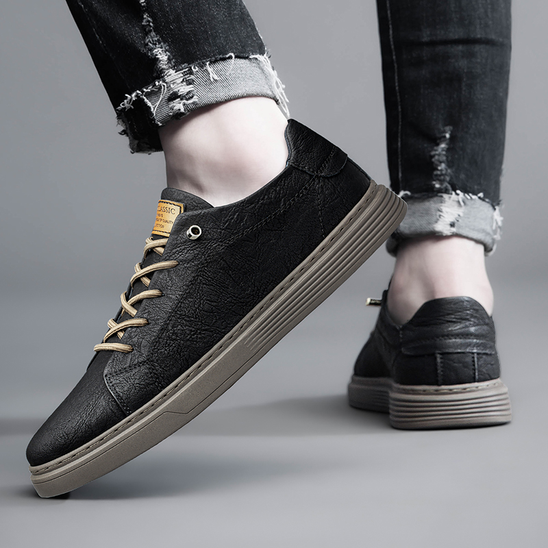 Men's Leather Oxford Shoes - true deals club