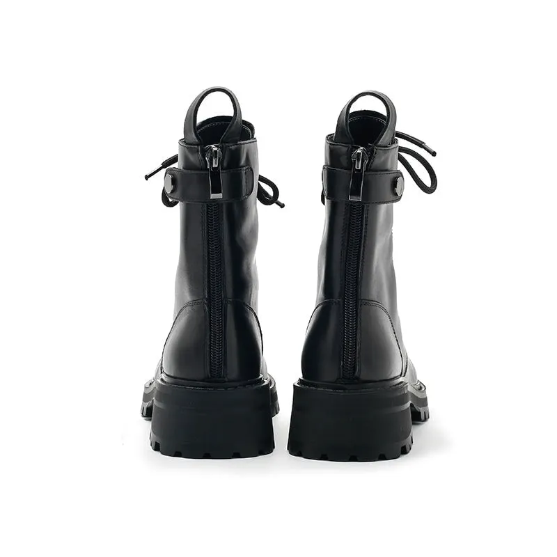Fashion Combat Boots Designer Retro Chunky Riding Boots Maxct