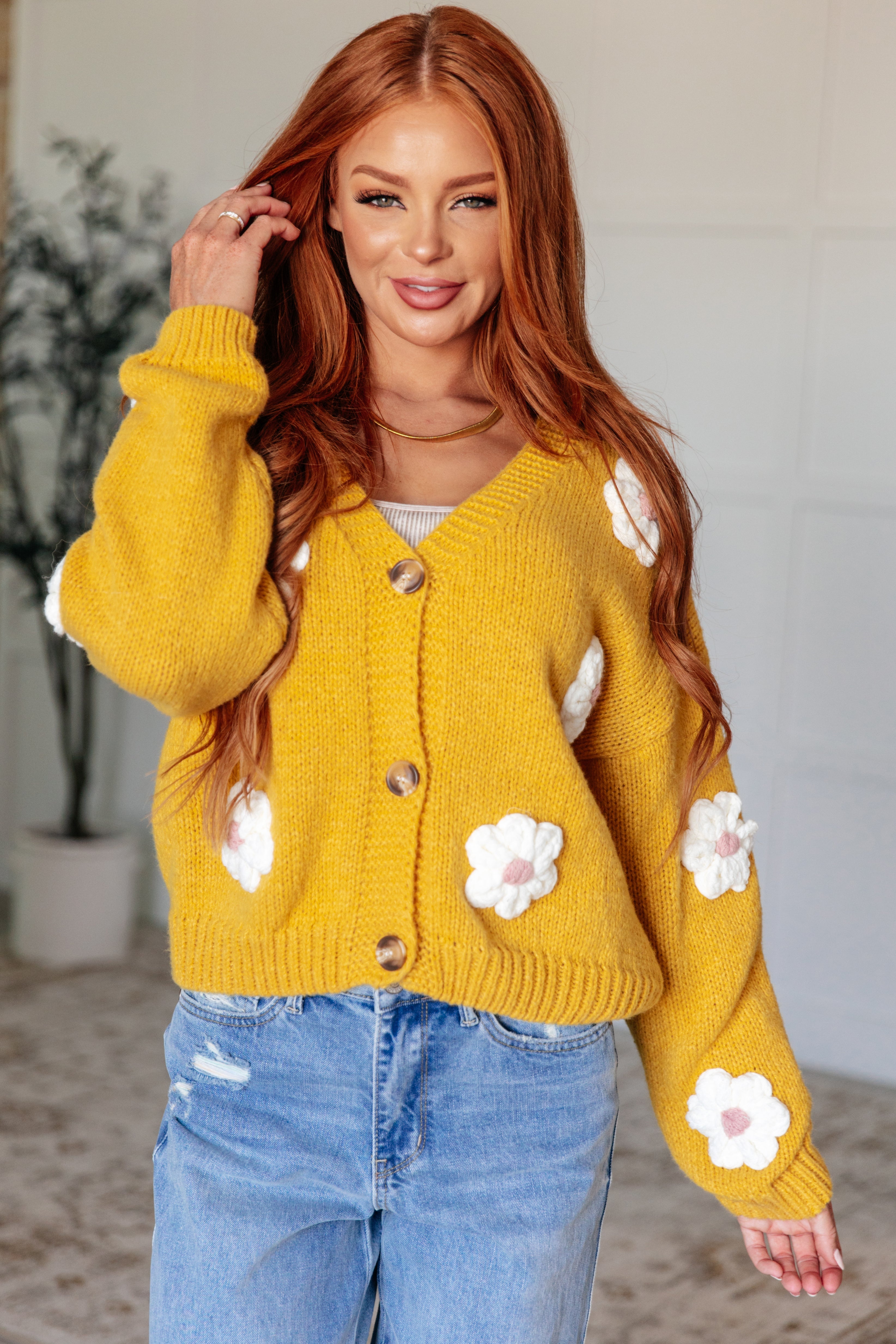 Maxct &You're Enough Floral Cardigan
