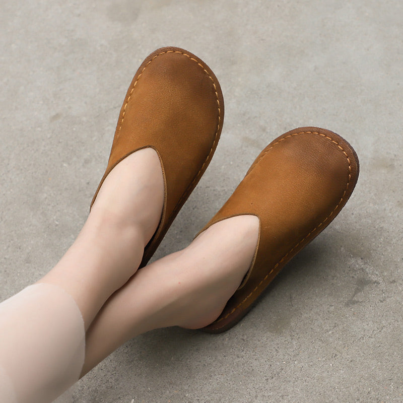 Women's Slippers Sandals  Flats Casual Slip On Shoes Brown/Coffee Maxct