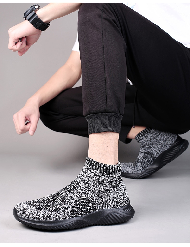 1 (17).jpg Men's High Top Knit Air Mesh Sneakers - true-deals-club