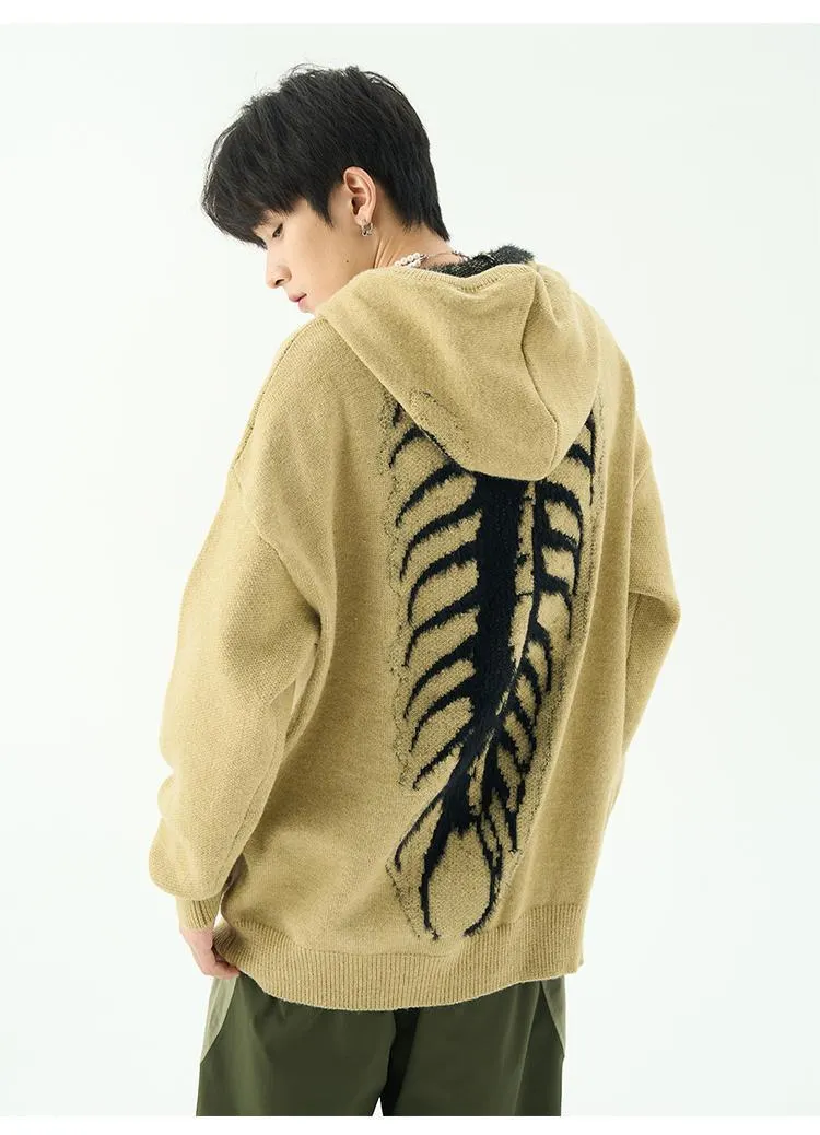 American Knitwear Hooded Sweater for Men - true deals club