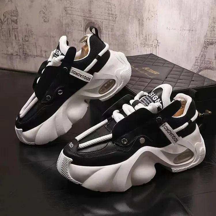 Trendy Thick Platform Sneakers for Men Maxct