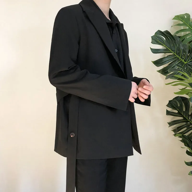 Maxct - Men's Irregular Casual Long Sleeve Jackets G