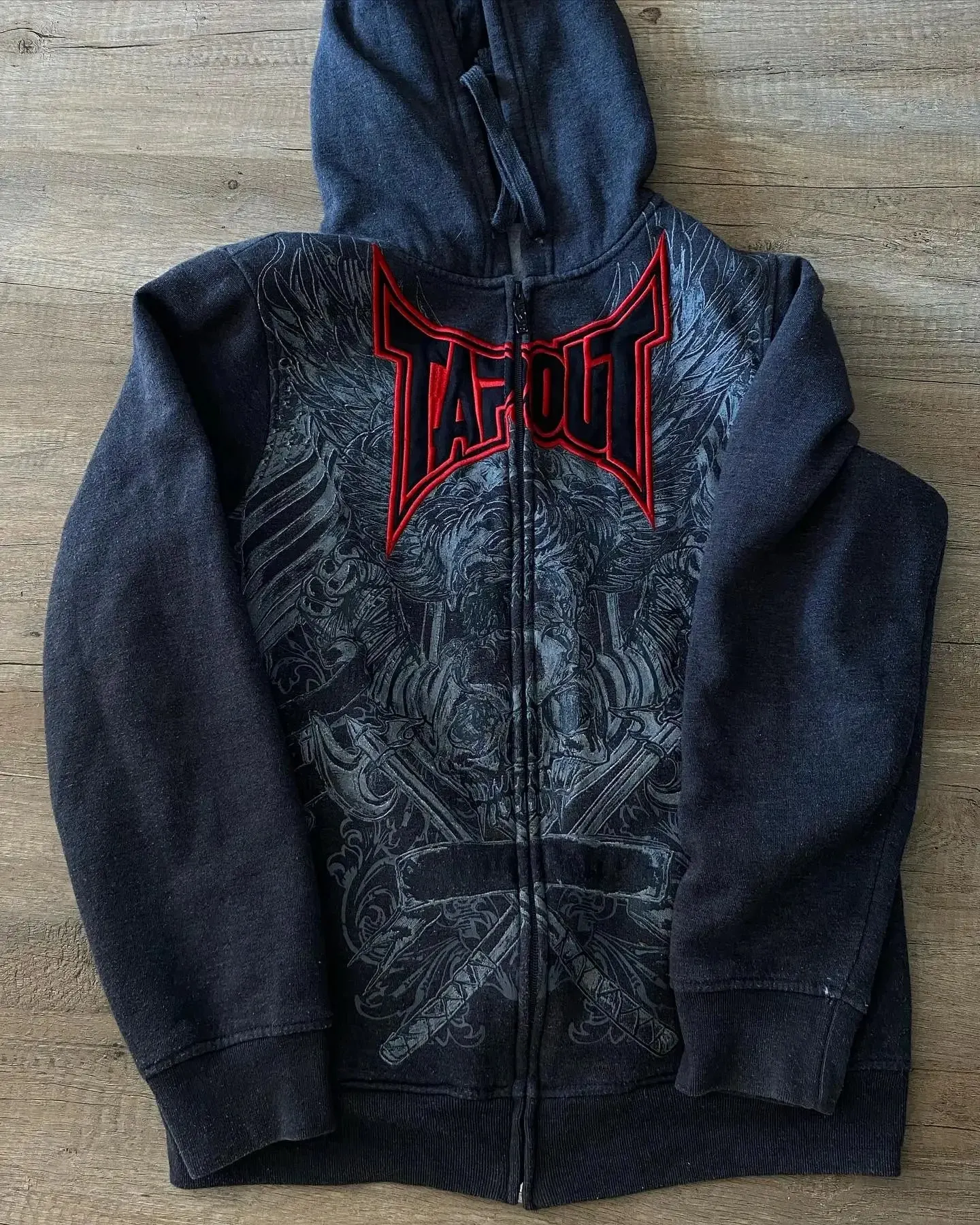 Maxct Streetwear Men Women Clothes Zipper Hoodie Y2K Sweatshirt Hip Hop Letter Embroidery Jacket Retro Pattern Oversized Hoodie 1017