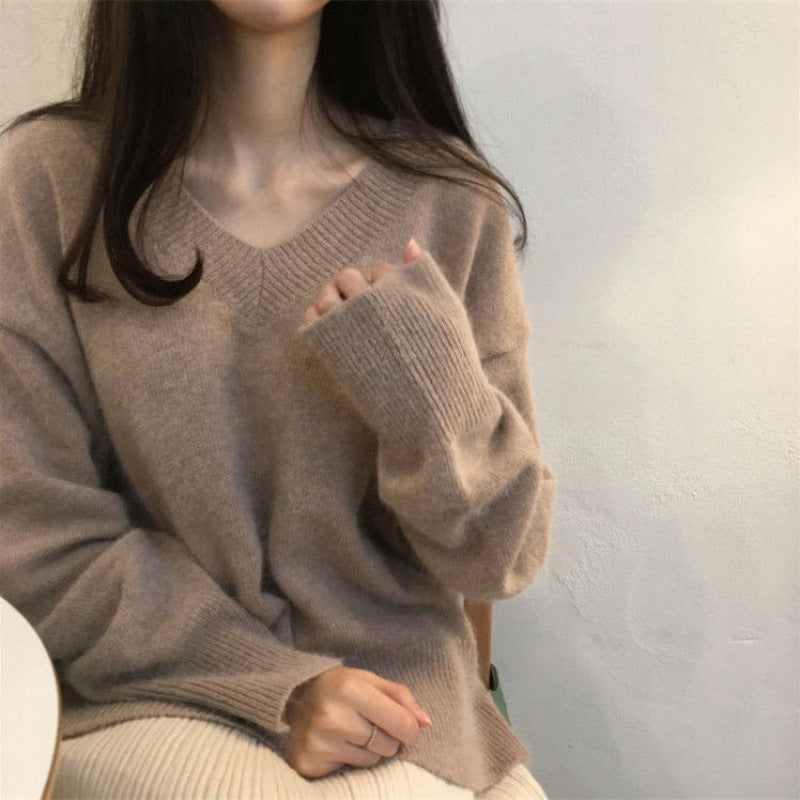 Maxct Dark Academia Oversized Sweater