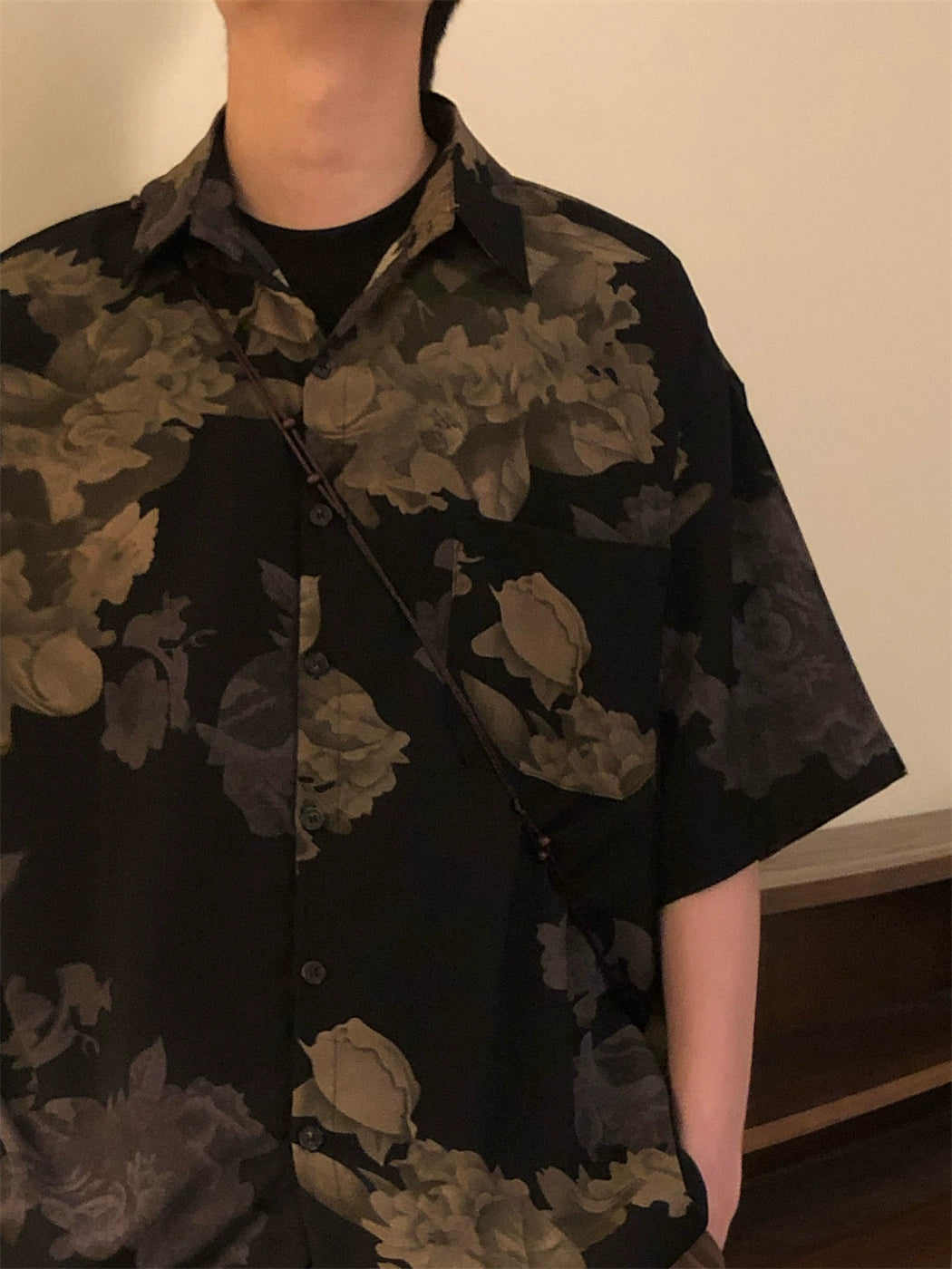 Nagawl Floral Pattern Shirt Maxct