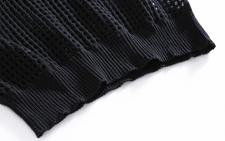 Maxct 5159 Knitted Hole Sweater
