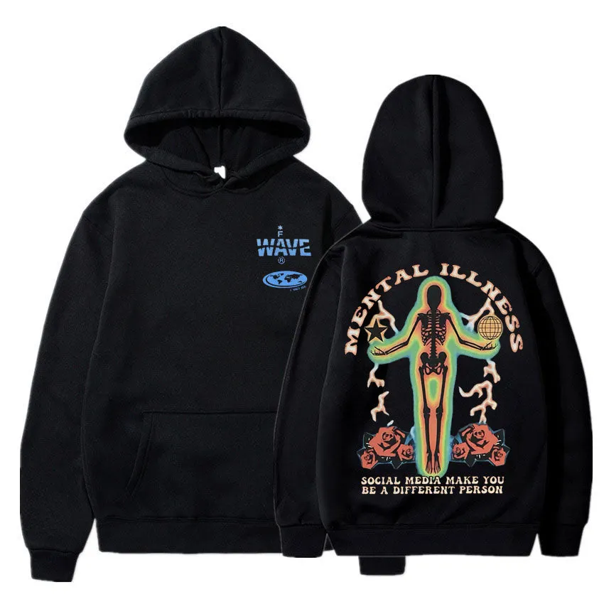 Unisex Thermal Graphic Print Hoodies Maxct