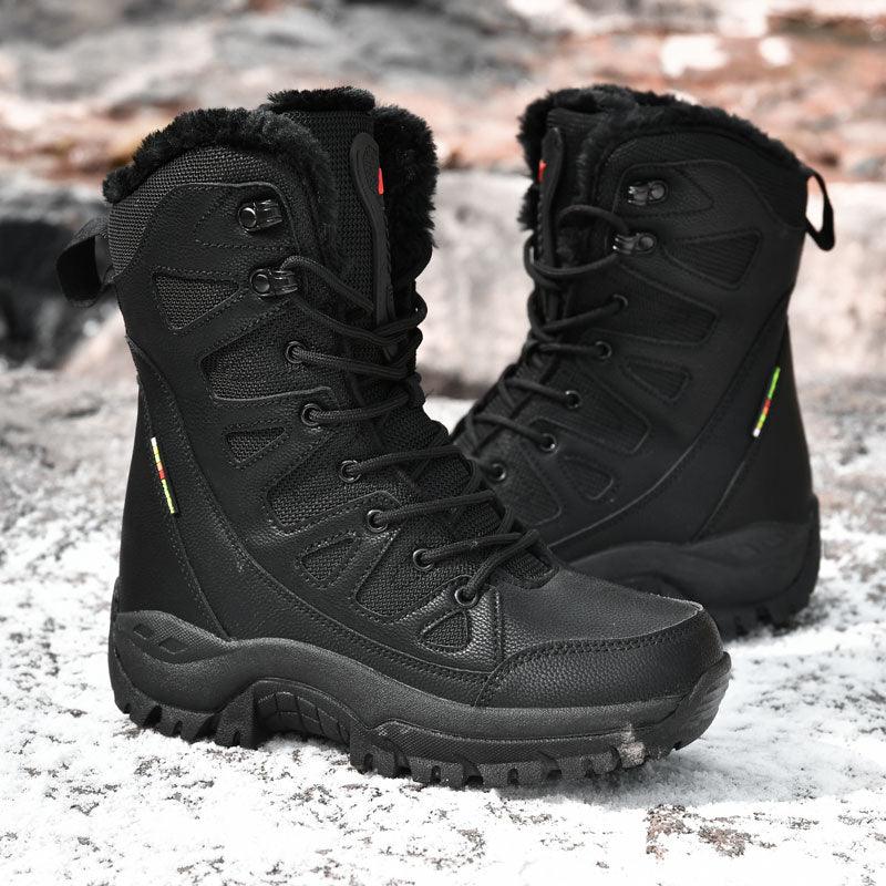Unisex High Top Warm Plush Snow Boots Maxct