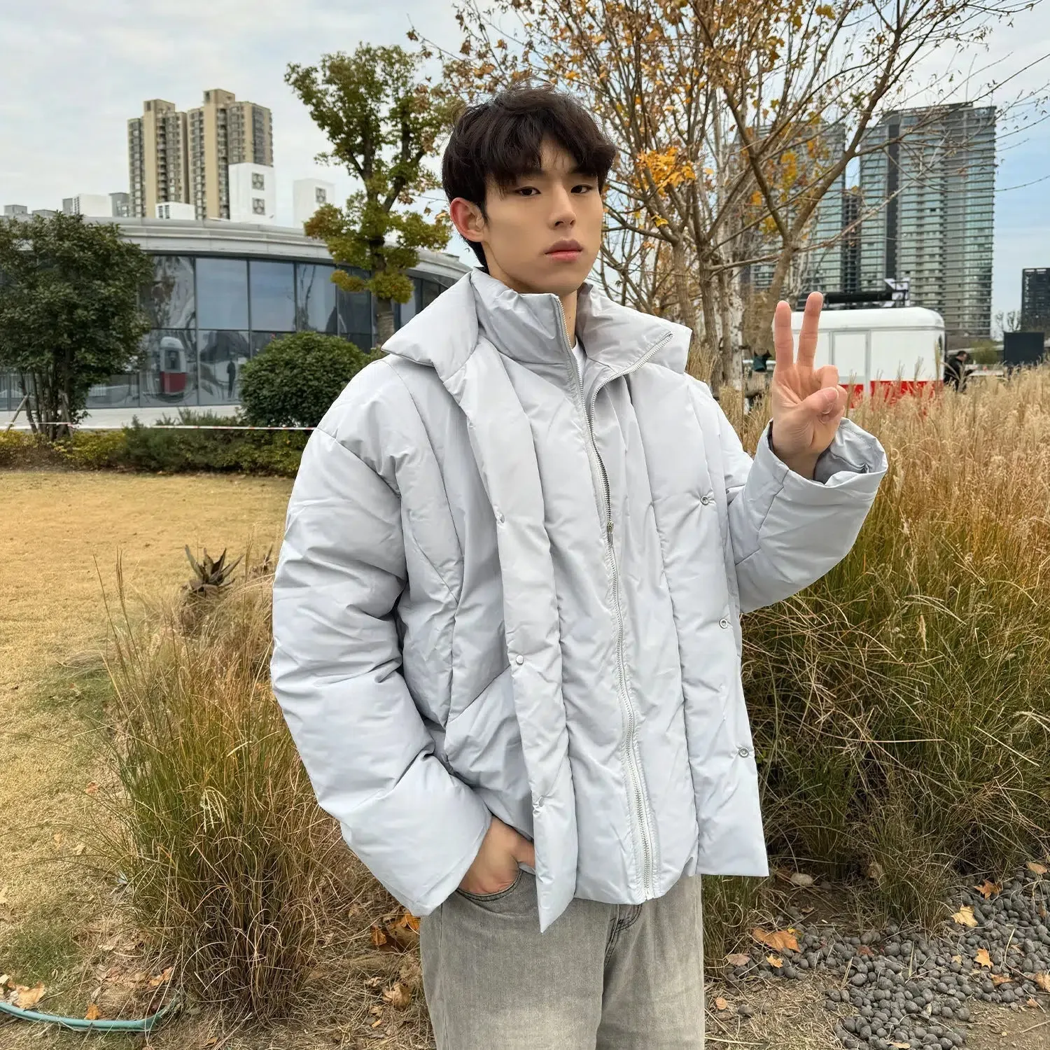 Maxct Two-piece Cotton Padded Coat