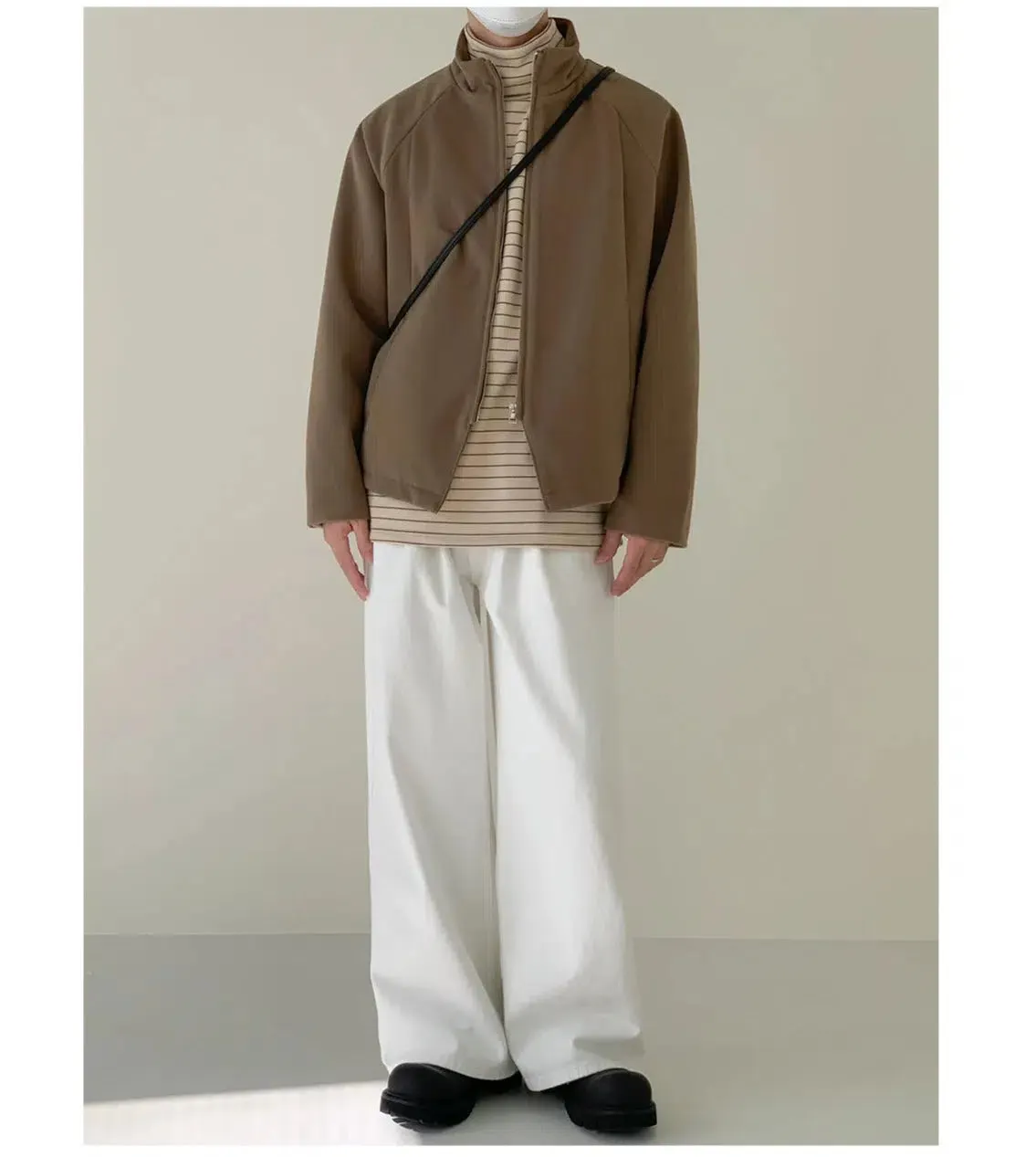 Maxct Stand-collar Woolen Jacket