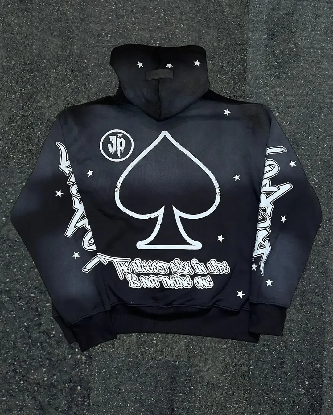 Mens Hoodie Sweatshirts and Sweatpants Two Piece Gothic Winter Tracksuit Sportswear Sets Y2k Harajuku Streetwear Men Clothing
