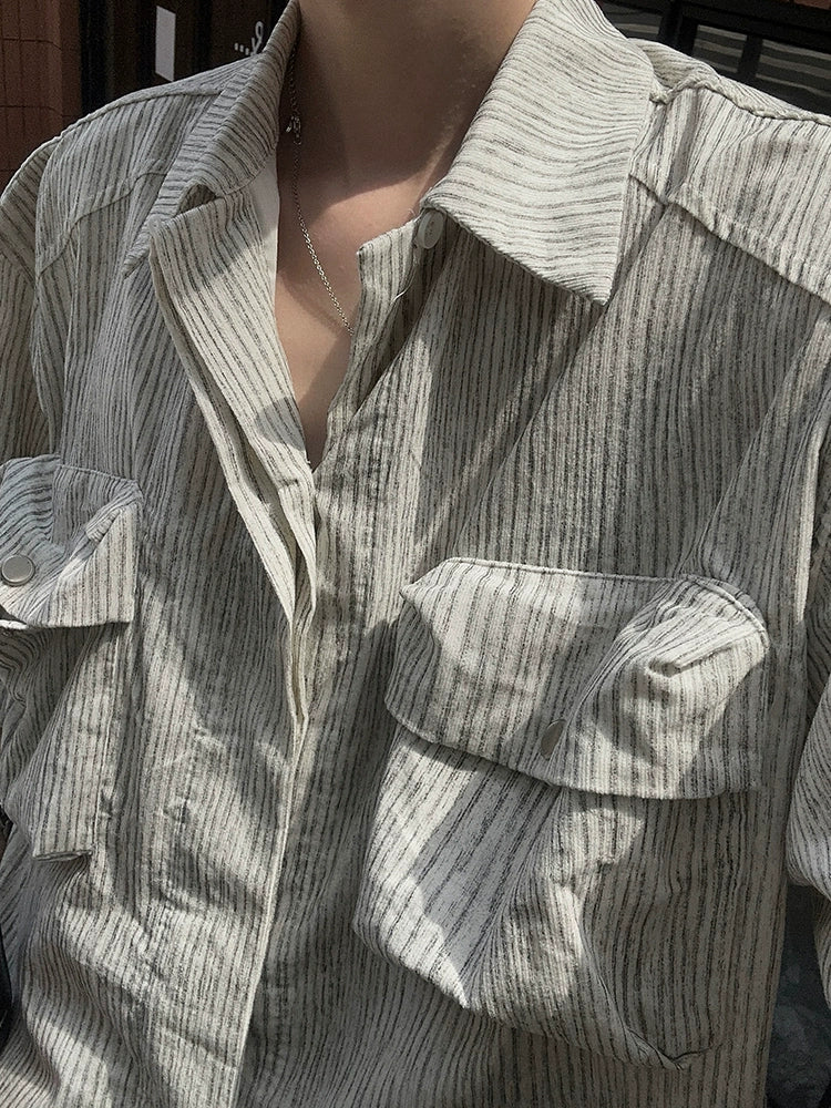 JM Vintage Striped Shirt Maxct