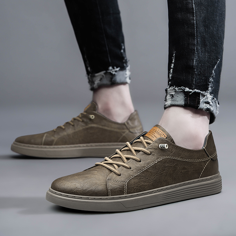 Men's Leather Oxford Shoes - true deals club