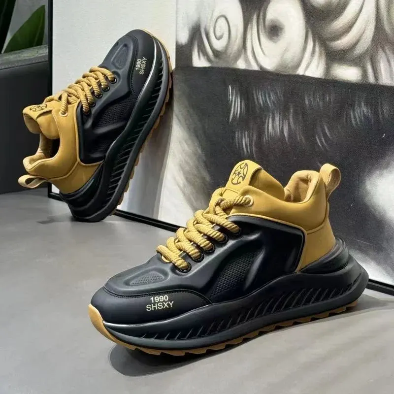 Slip on Sneakers Vulcanized Mix Color Shoes for Men Maxct