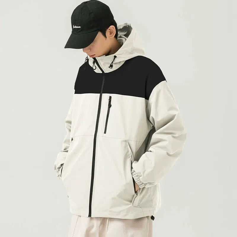 Maxct Two Piece Set Outdoor Fleece Hooded Jacket