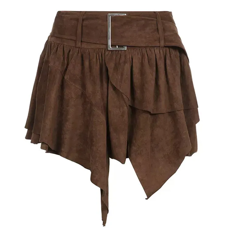 Fairycore Aesthetic Cord Skirt Maxct