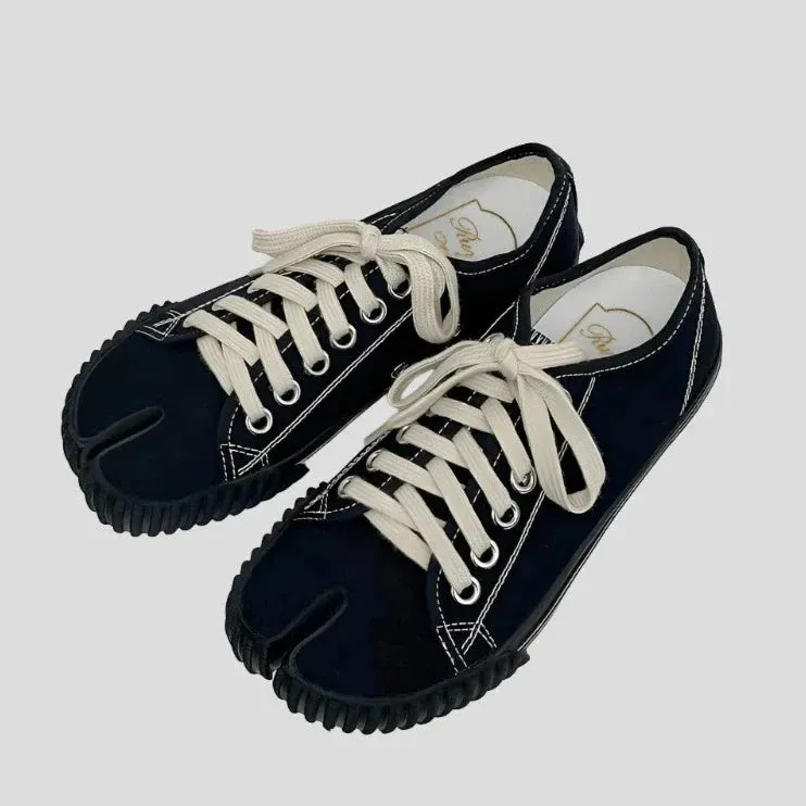 Tabi Sneakers Split Toe Mary Janes Canvas Women's Maxct
