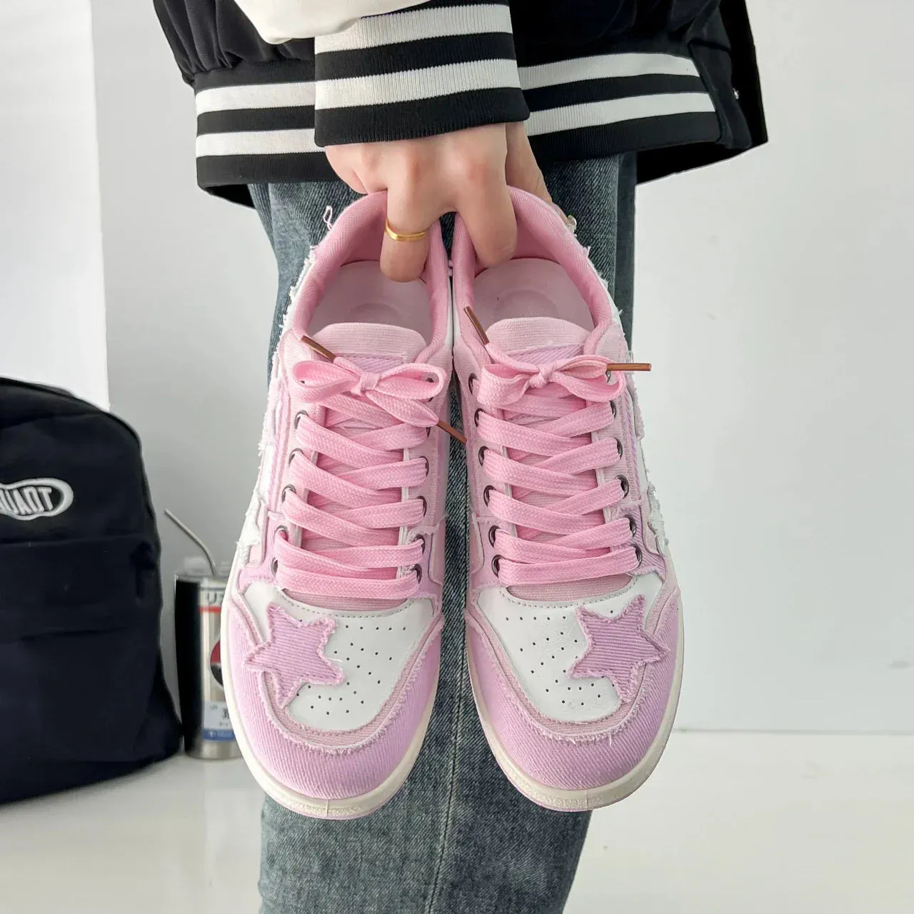 Platform Sneakers for Women & Men Stars Design Maxct