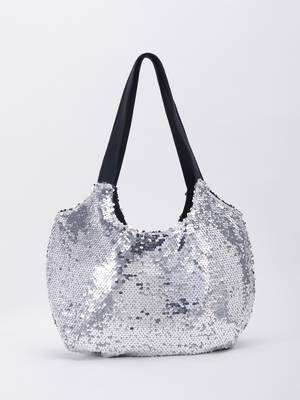 Sequin Decor Top Handle Bag - Women Tote Bags