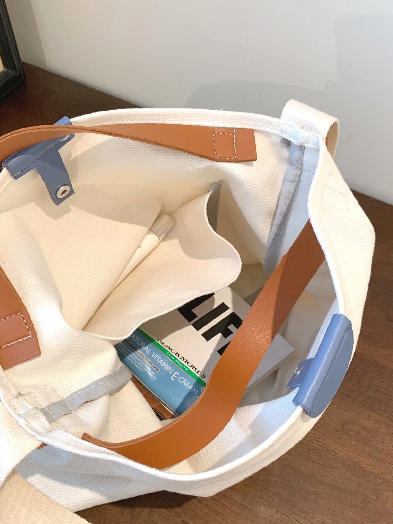 Maxct - Colorblock Top Handle Bag - Women Tote Bags