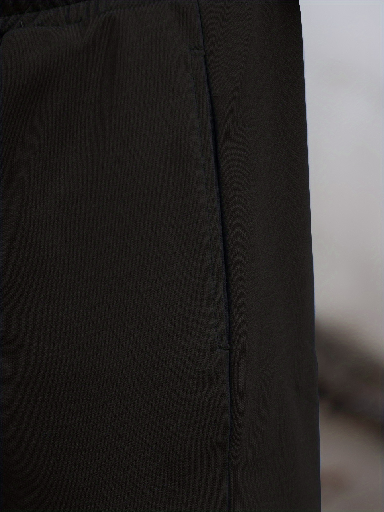 Men's Casual Pants Drawstring Waist Straight Leg Work Track Pants