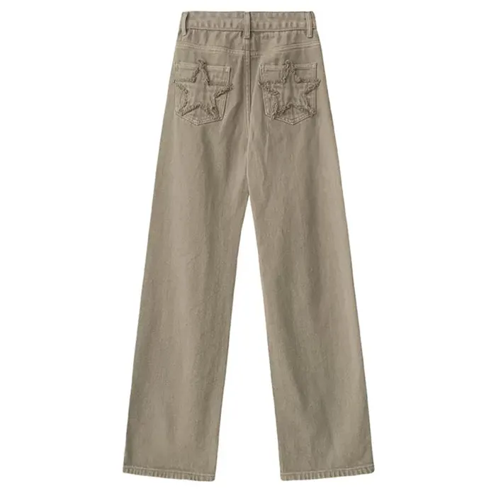 No Apologies Star Pocket Jeans Maxct
