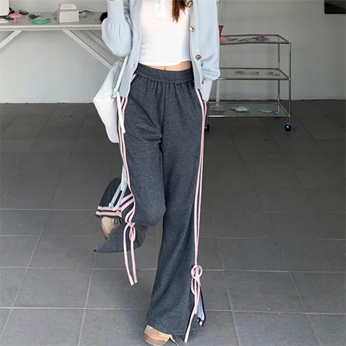 Bow Side Stripe Sweatpants Maxct