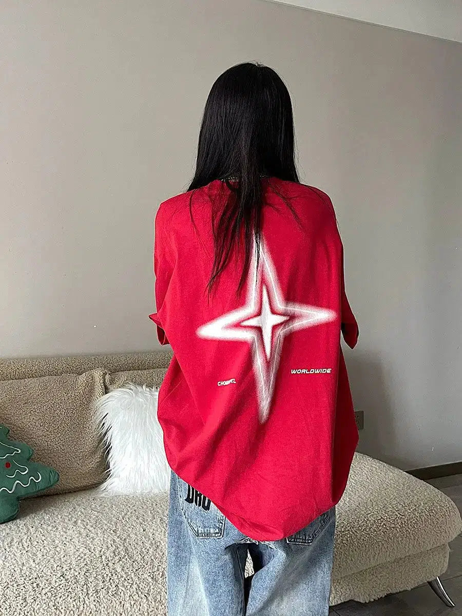 Maxct &Y2K Shiny Star Worldwide Tee
