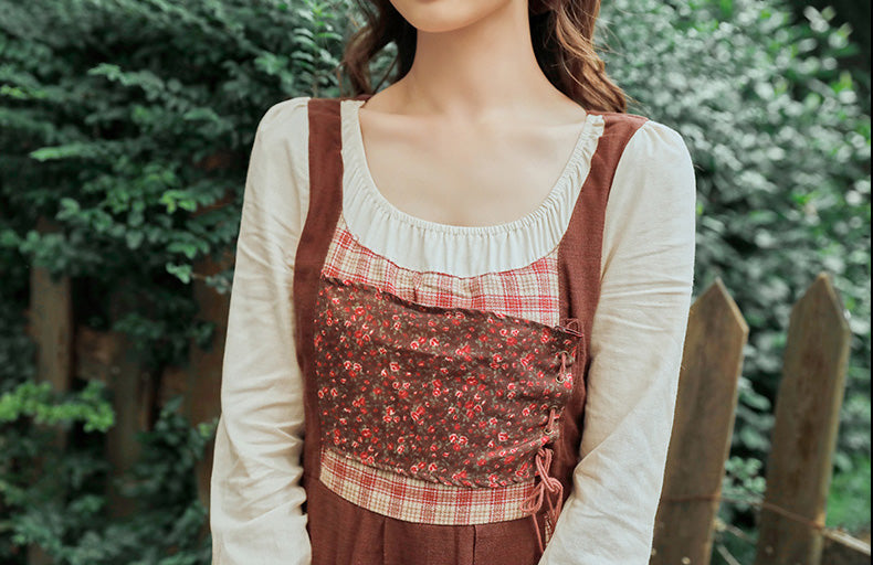 Patchwork Village Dress Maxct