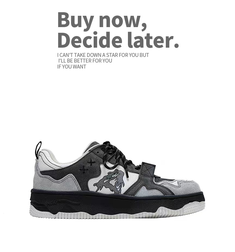 Punk Goth Volcano Sneakers