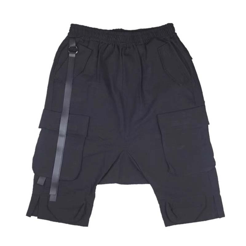 Maxct Multi-Pocket Streamer Hip Hop Low-Grade Shorts