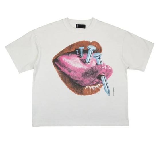 Maxct American Retro High Street Portrait Short-sleeved T-shirt Y2K Summer Hip-hop Printing Loose Round Neck Cotton Washed T-shirt