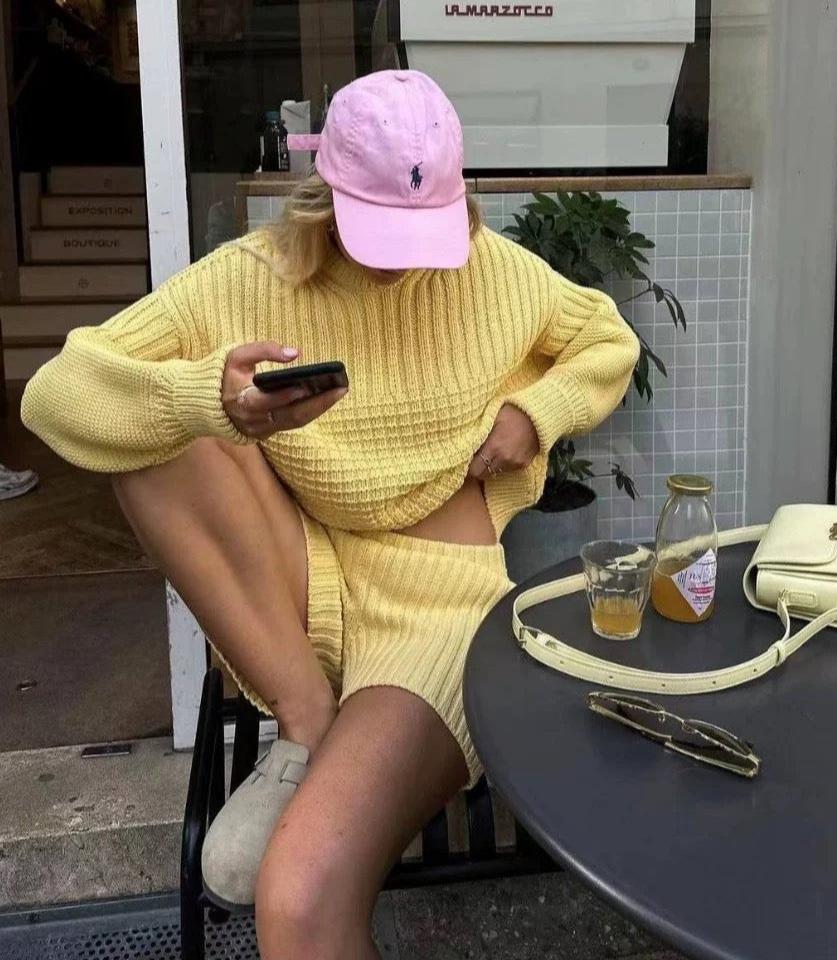 Maxct Trista Knitted Sweater & Shorts Set