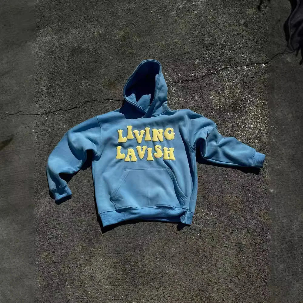 Maxct Y2k Winter Long Sleeved Hoodie Sweatshirt Oversized Winter Clothes Streetwear Y2k Vintage Punk Graffiti Print Top School Ootd
