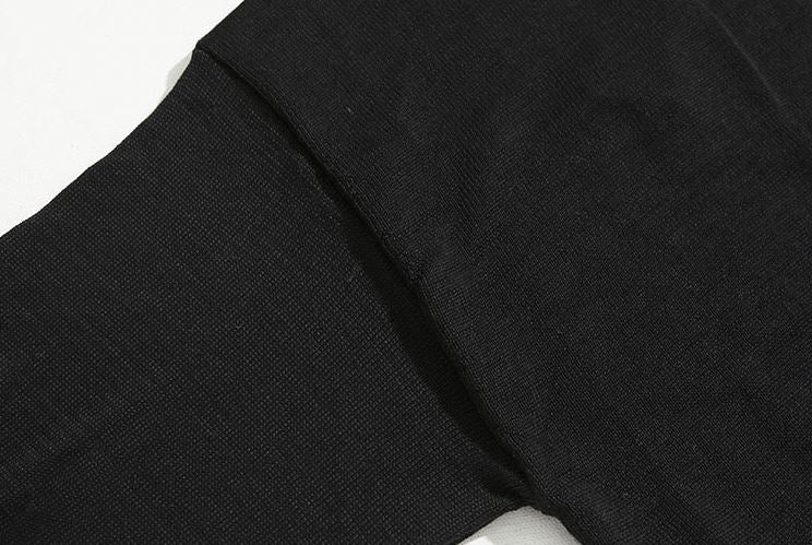 Maxct 5517 Knitted Two-Tone Quarter Button-Up Sweater