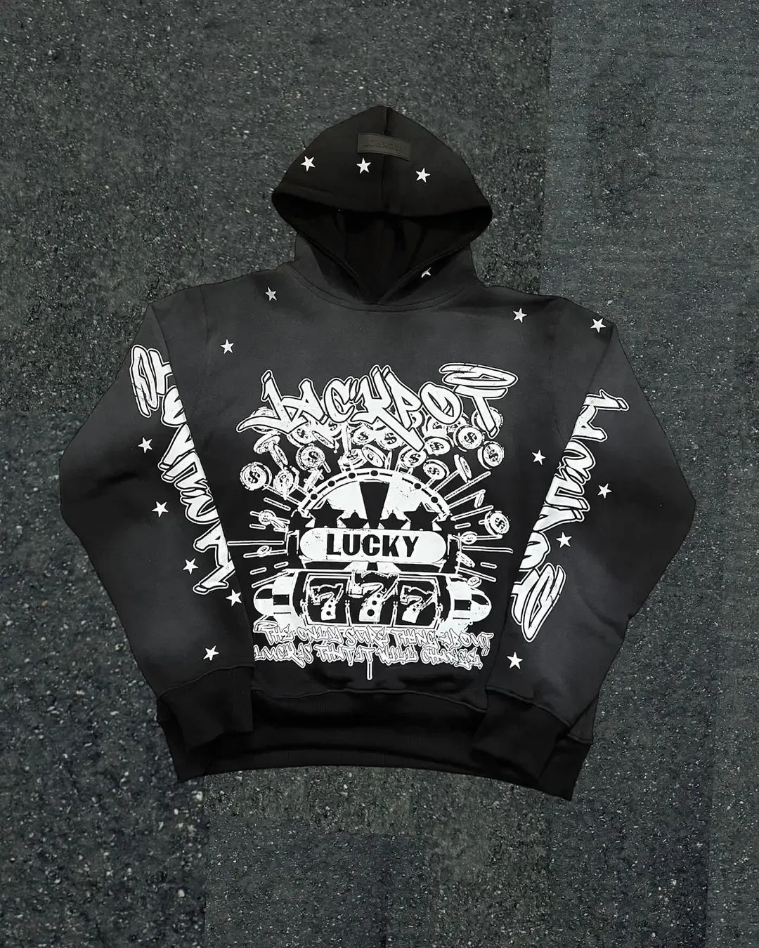 Mens Hoodie Sweatshirts and Sweatpants Two Piece Gothic Winter Tracksuit Sportswear Sets Y2k Harajuku Streetwear Men Clothing