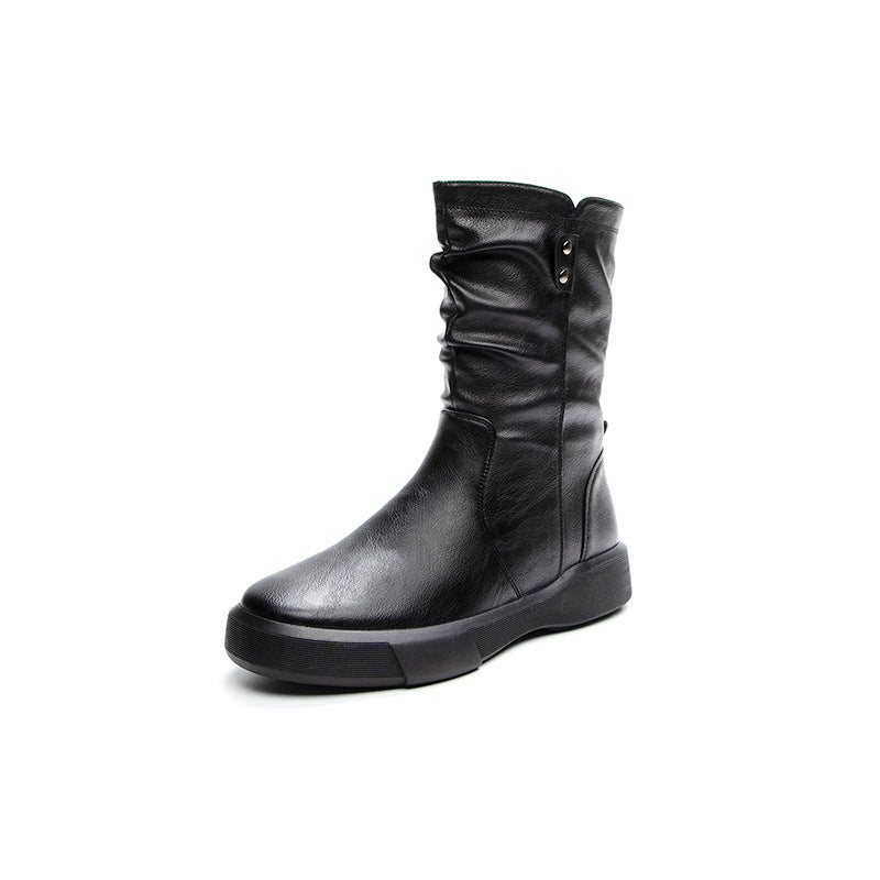 British Style Splicing Thick-Soled Martin Boots Maxct