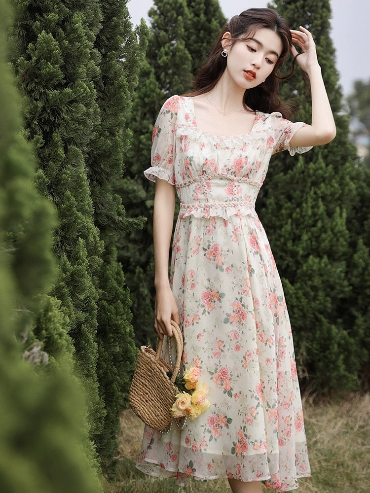 Peony Blush Midi Dress Maxct