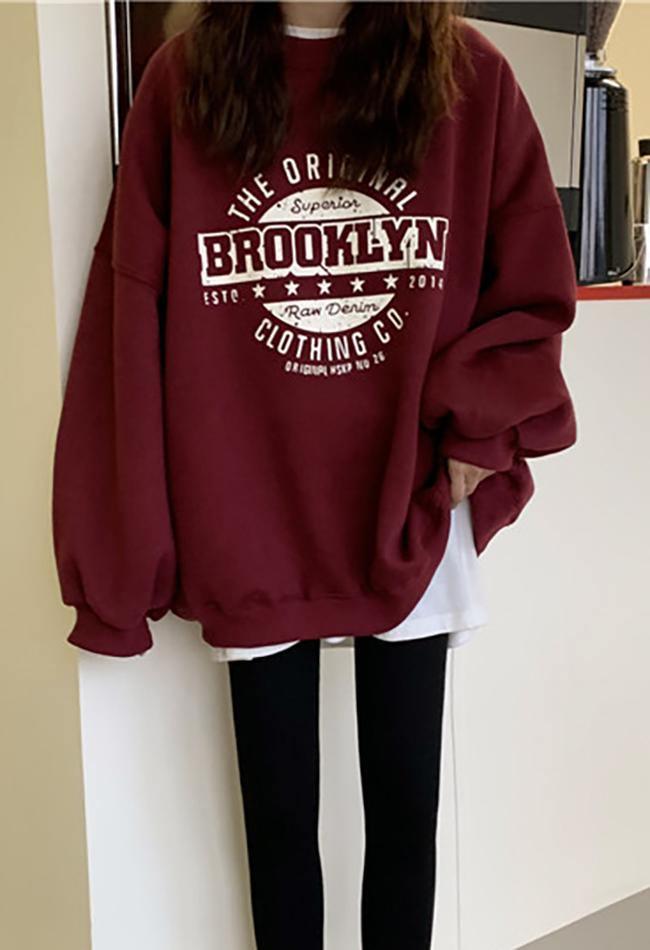 Maxct Brooklyn Graphic Crew Sweatshirt